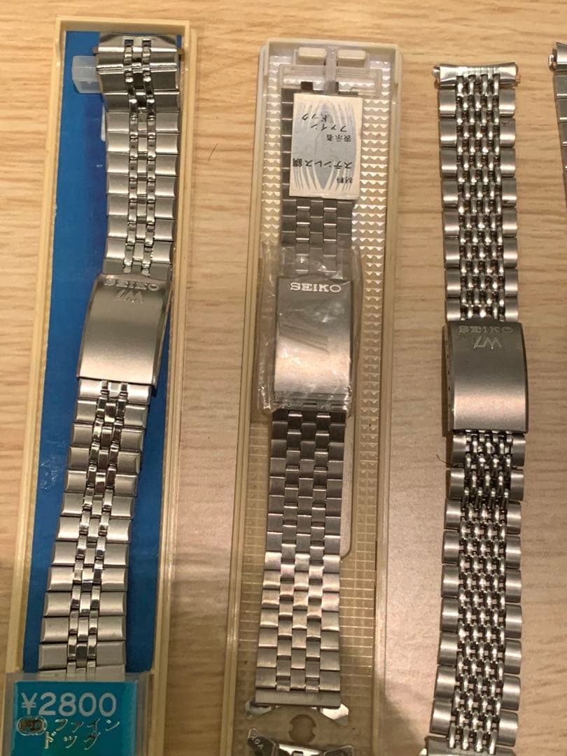 ゆ*う様 【訳あり未使用品】 セイコー　金属　ベルト　バンド　　8点　セット　ま