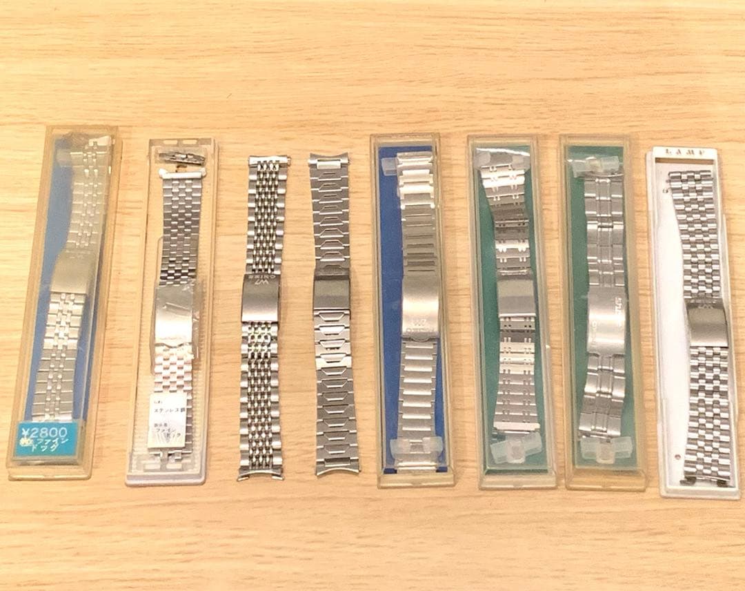 ゆ*う様 【訳あり未使用品】 セイコー　金属　ベルト　バンド　　8点　セット　ま