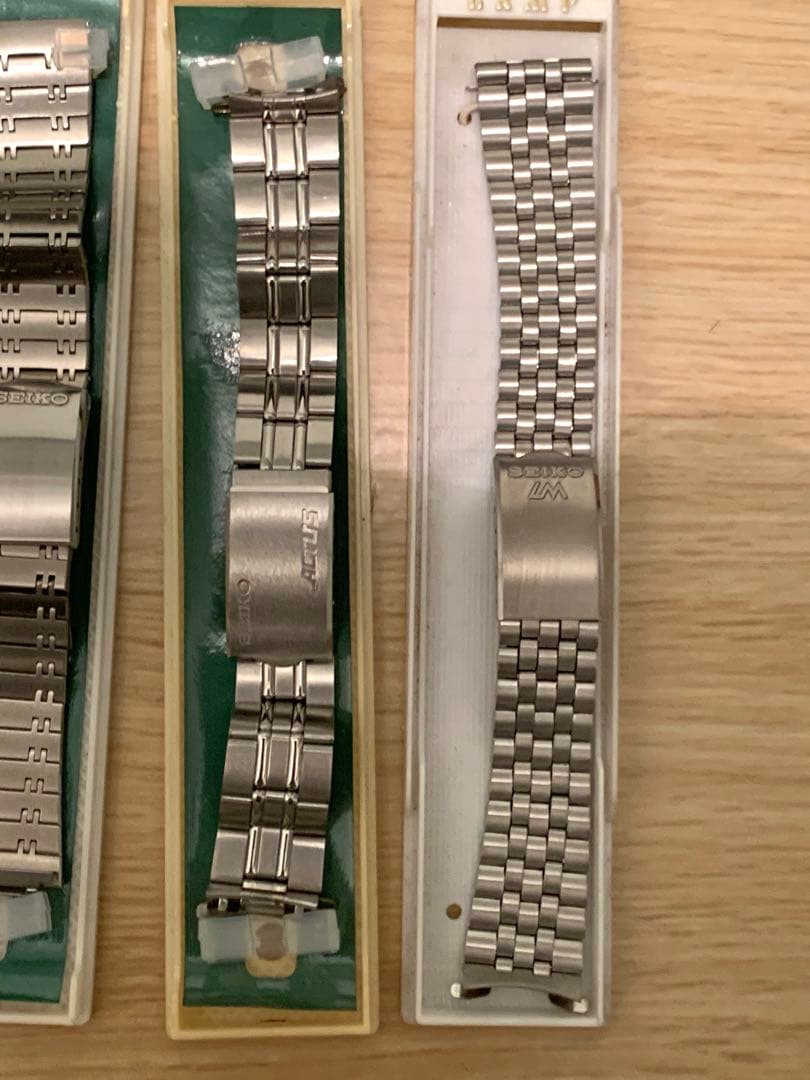 ゆ*う様 【訳あり未使用品】 セイコー　金属　ベルト　バンド　　8点　セット　ま