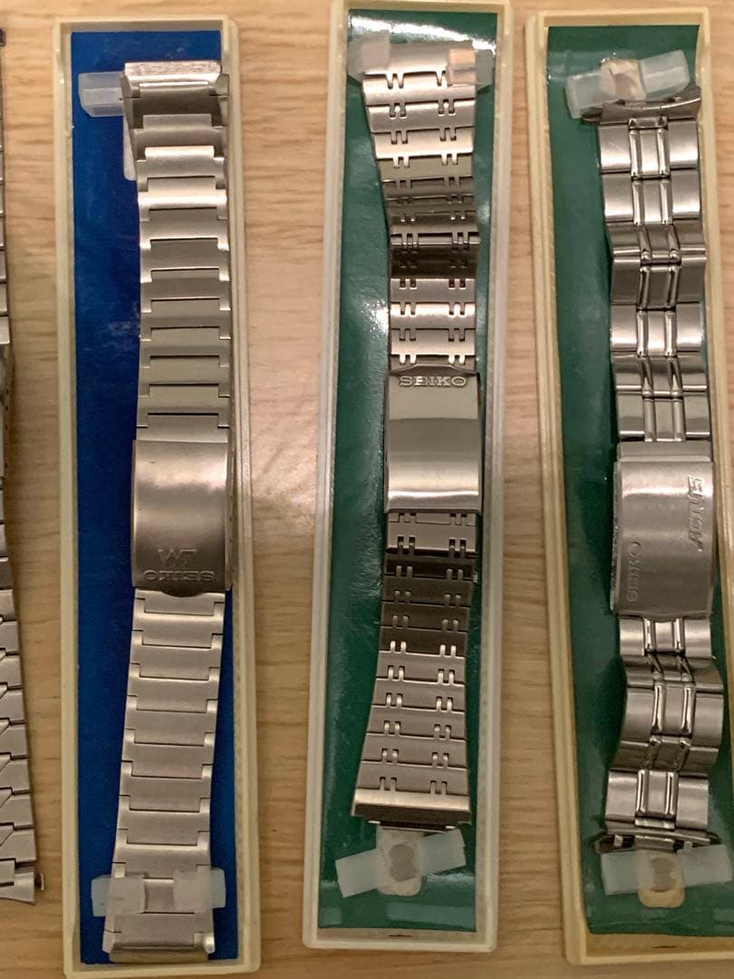 ゆ*う様 【訳あり未使用品】 セイコー　金属　ベルト　バンド　　8点　セット　ま