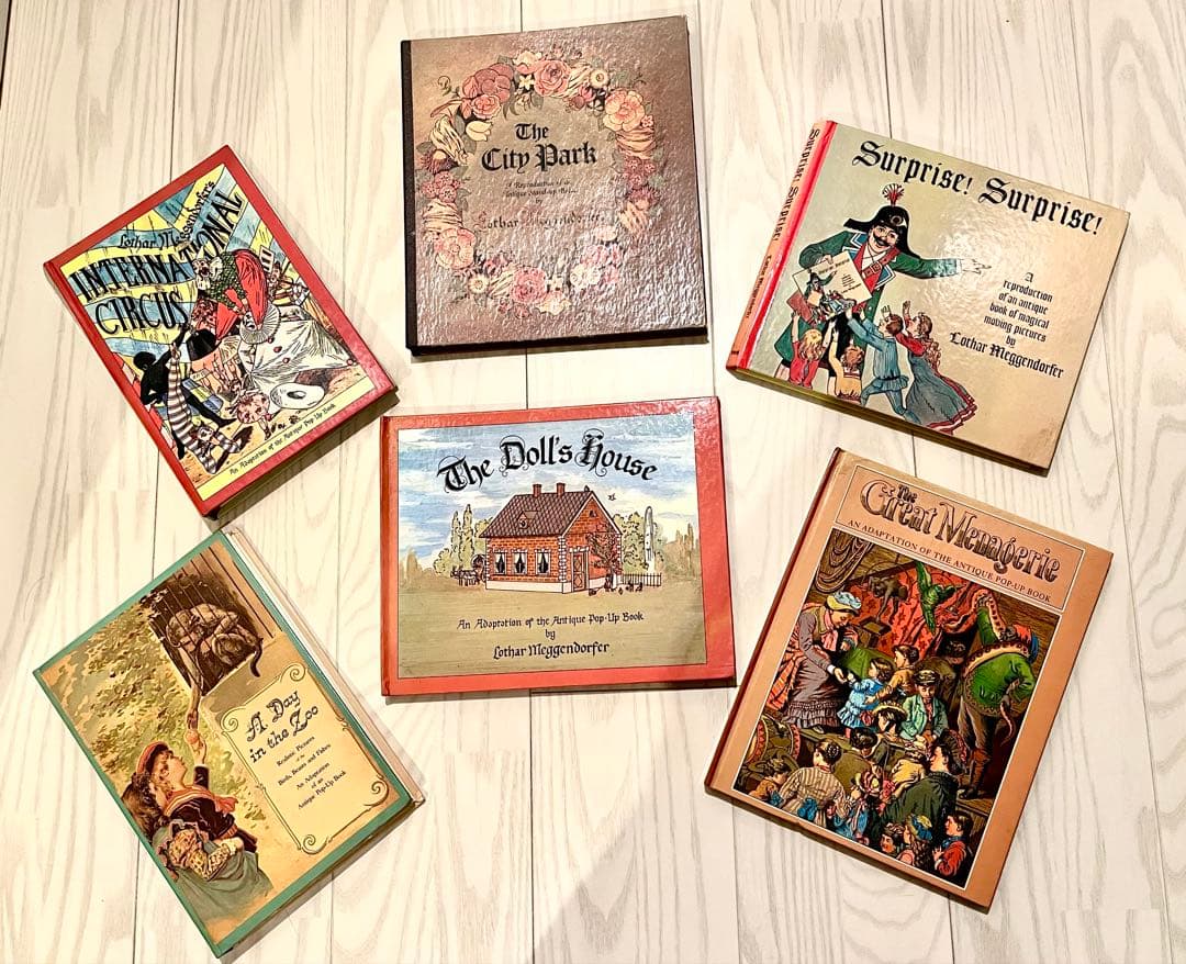 飛び出す絵本6冊セット　仕掛け絵本　洋書　アンティーク