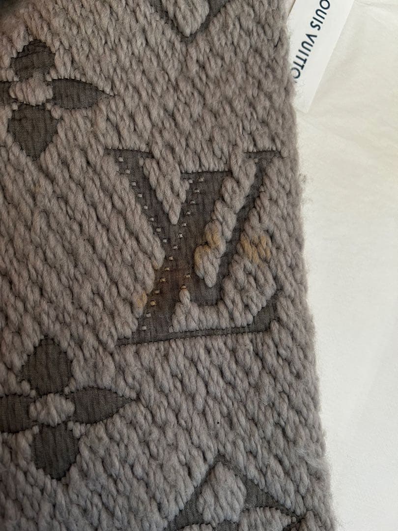 Louis Vuitton グレー マフラー 最安値