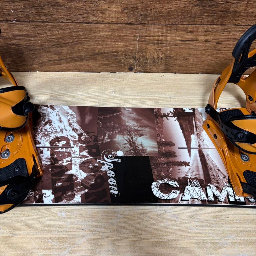 美品　SPOON 初心者オススメ　メンズ　スノーボード 2点セット　153cm