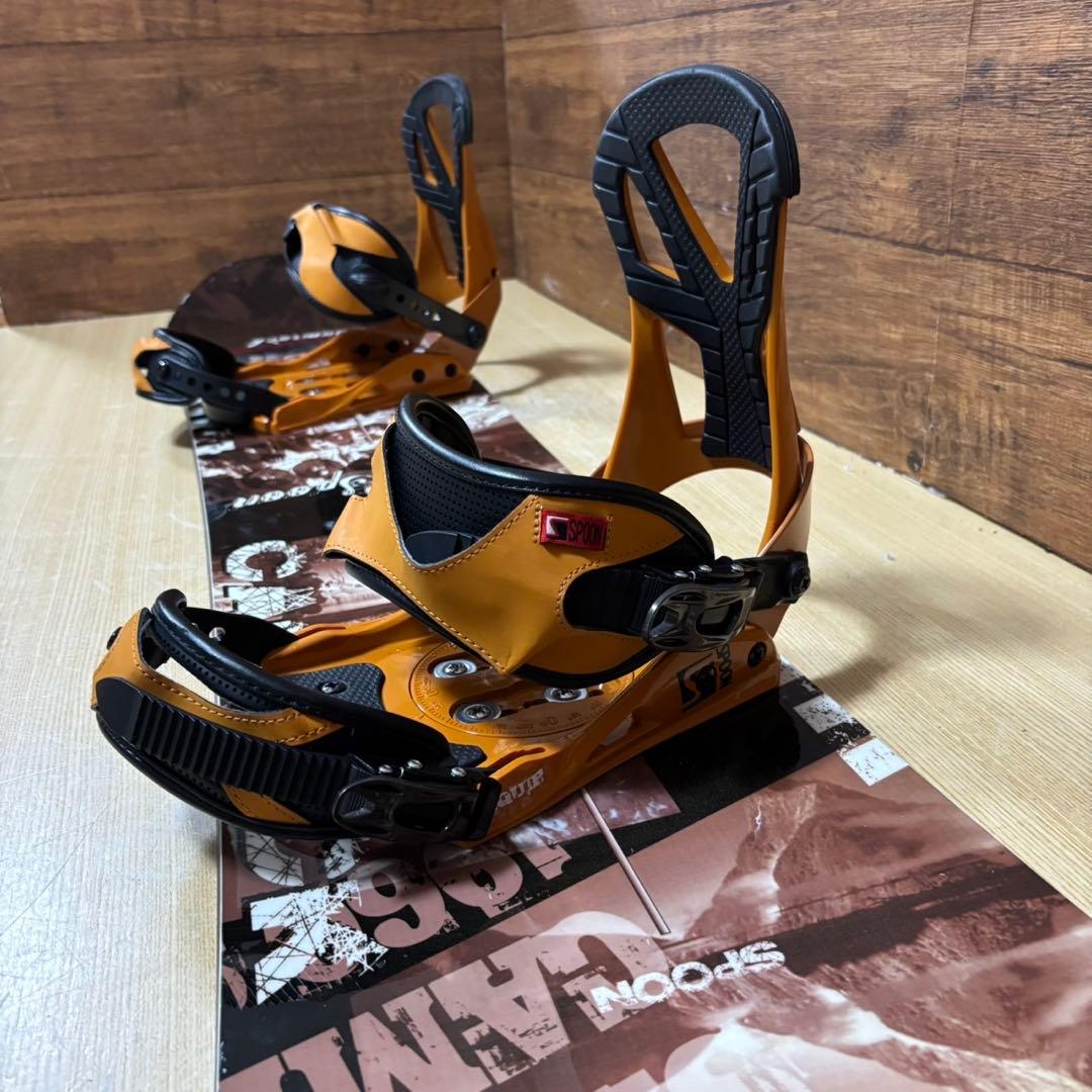 美品　SPOON 初心者オススメ　メンズ　スノーボード 2点セット　153cm