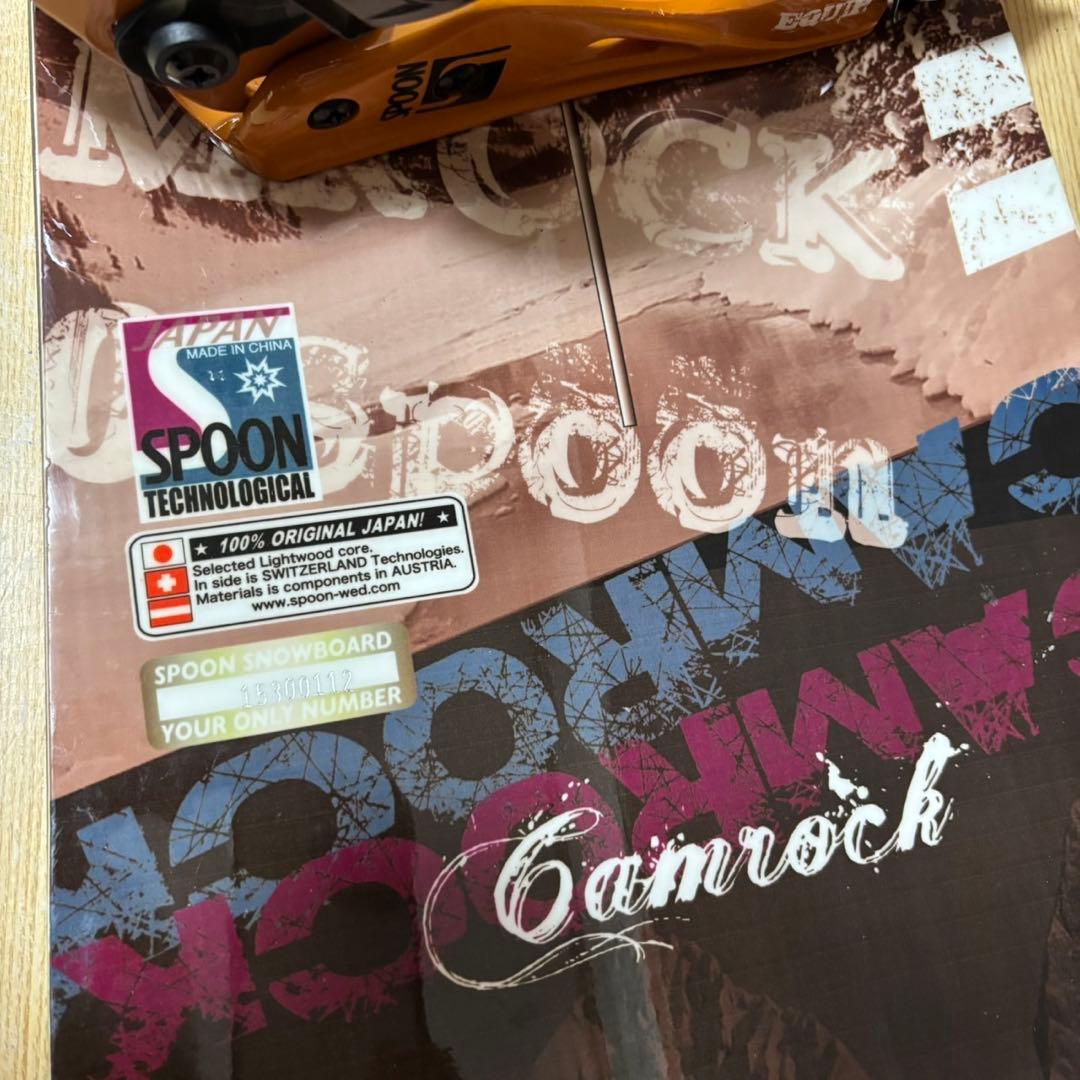 美品　SPOON 初心者オススメ　メンズ　スノーボード 2点セット　153cm