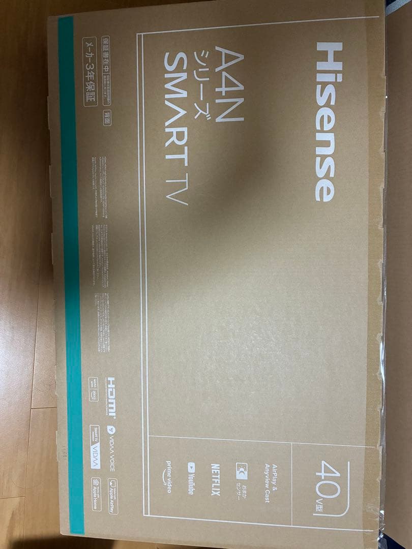 Hisense A4N 40インチ スマートテレビ