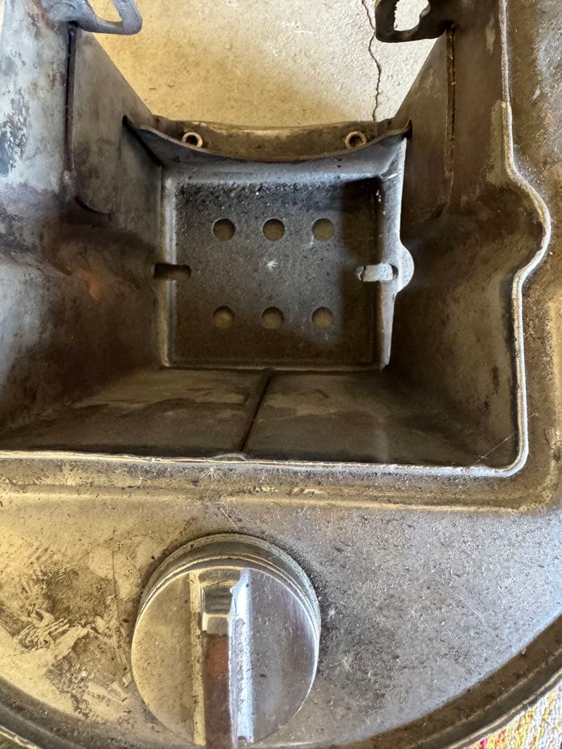 ハーレー　ビンテージ　ホースシュー　純正オイルタンク