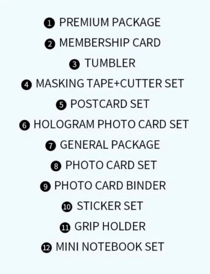 K-POP・アジア BLACKPINK BLINK PREMIUM MEMBERSHIP KIT