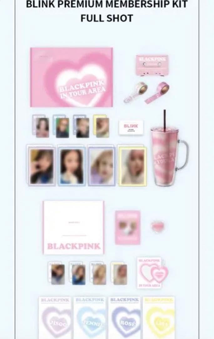 K-POP・アジア BLACKPINK BLINK PREMIUM MEMBERSHIP KIT