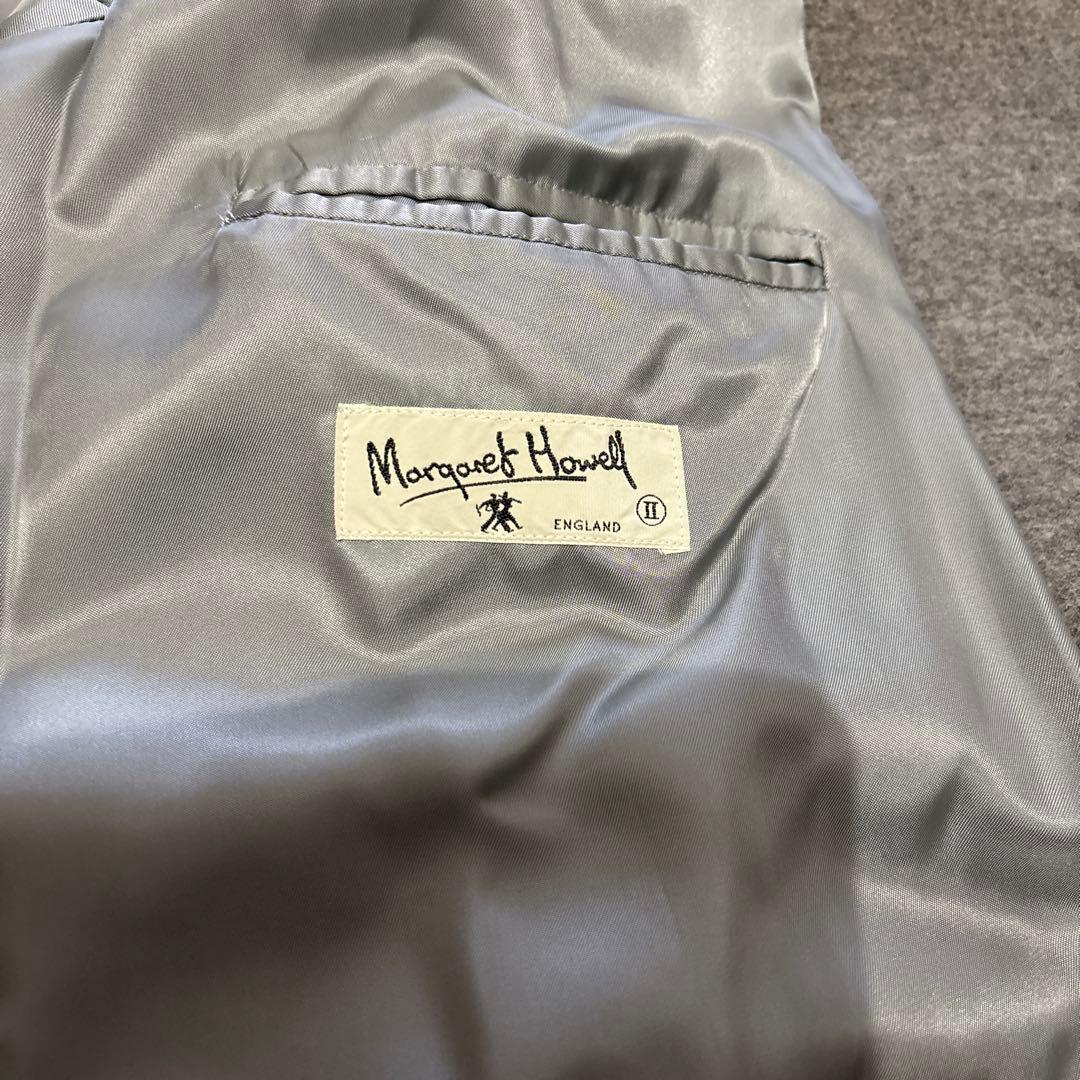 マーガレットハウエル ウール ラグランスリーブコート