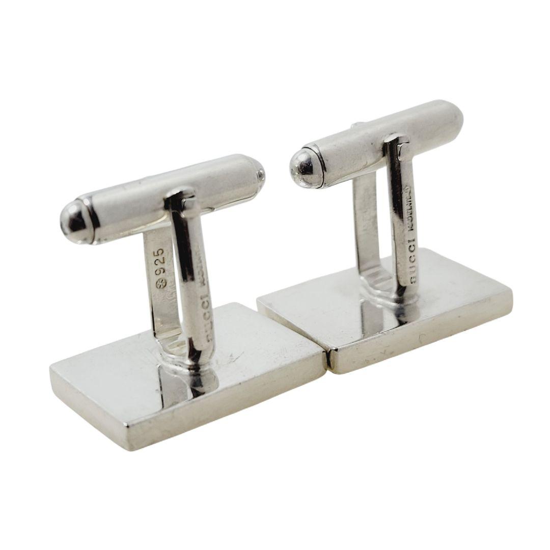 JJ KING様 GUCCI カフリンクス 925 ダークブルー シルバー