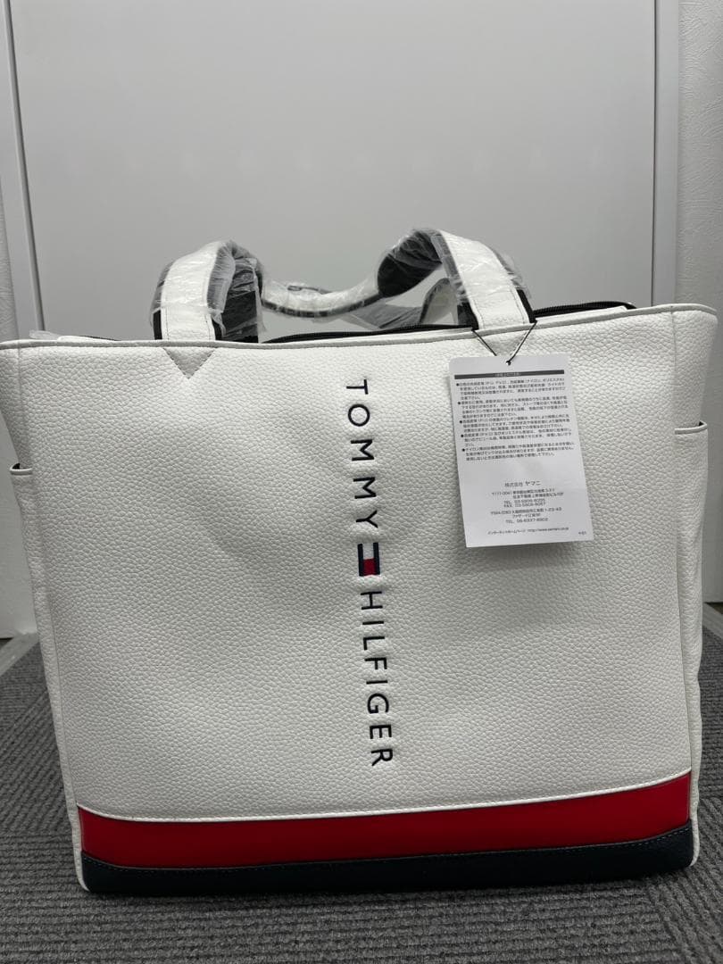 【未使用品】トミーヒルフィガー ホワイト トートバッグ 男女兼用
