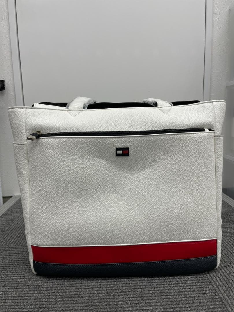 【未使用品】トミーヒルフィガー ホワイト トートバッグ 男女兼用