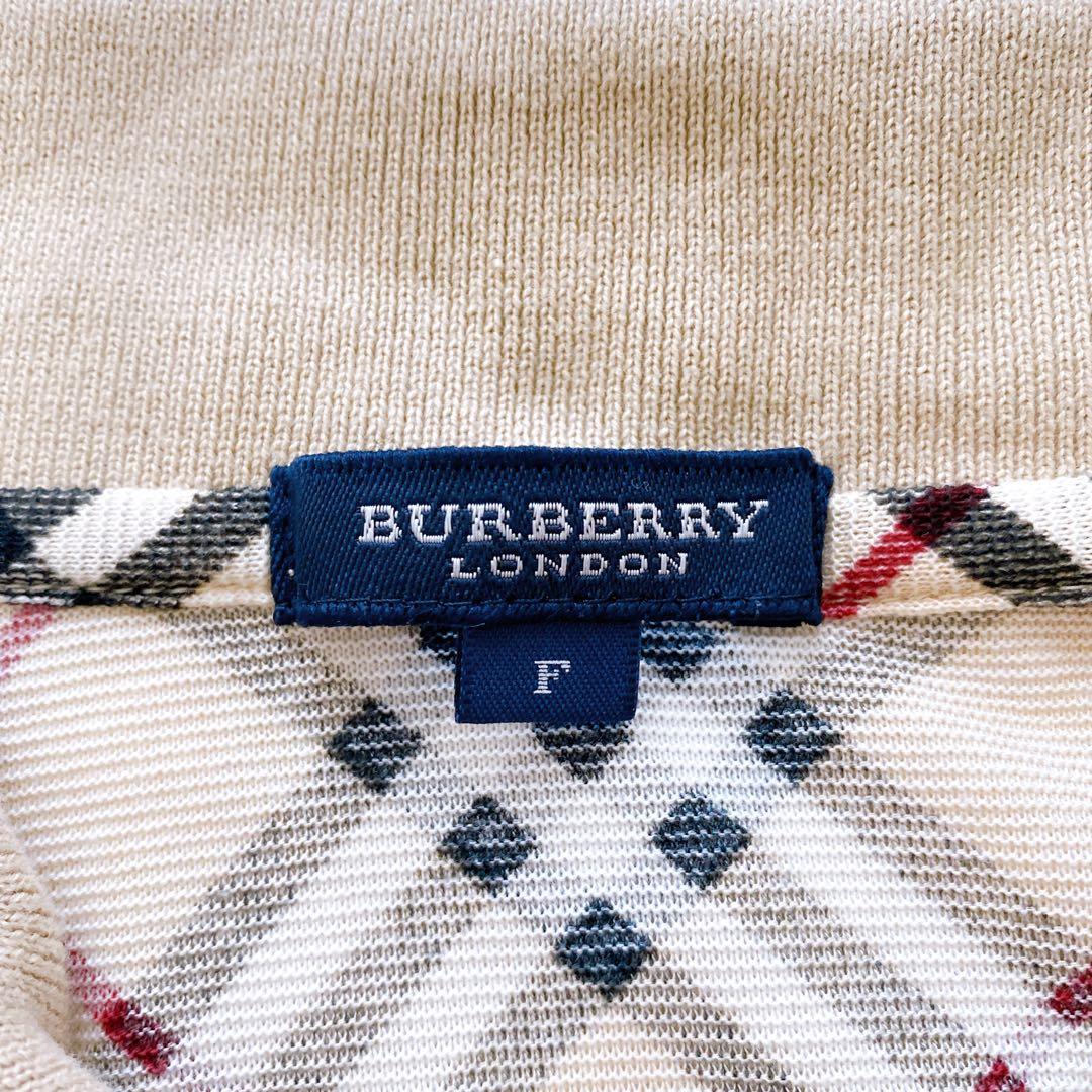 ✨極美品✨バーバリー ロンドン ノバチェック ポロシャツ ボタンシャツ 襟付き