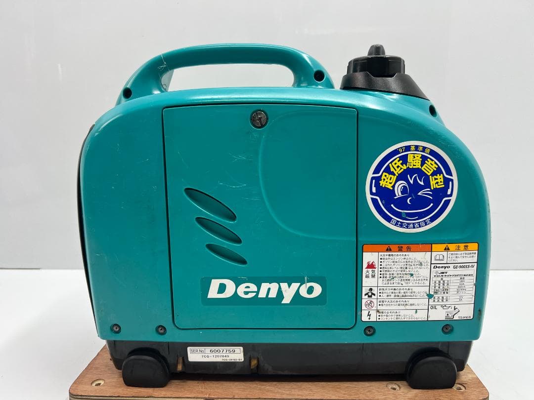 DENYO デンヨー インバーター発電機 GE-900SS-IV★動作良好♪36