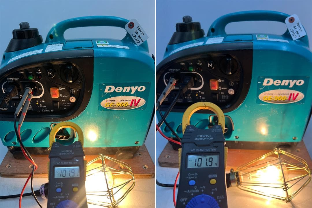 DENYO デンヨー インバーター発電機 GE-900SS-IV★動作良好♪36