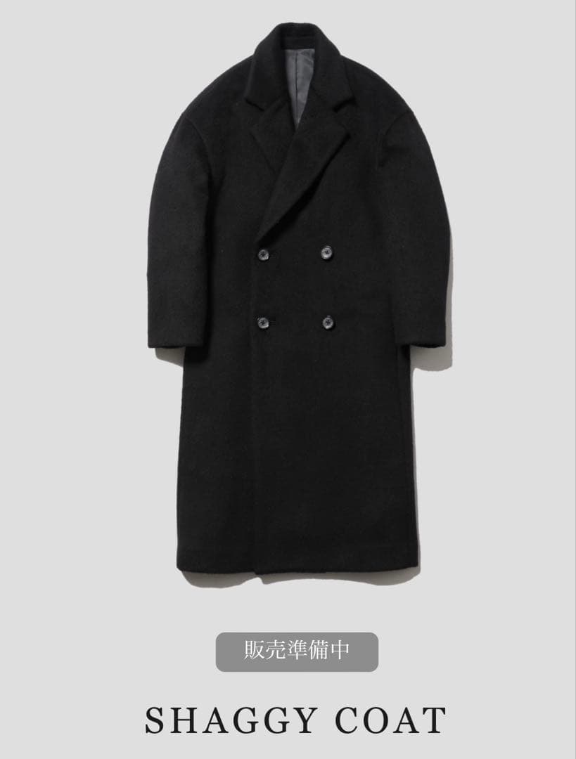 佐藤健 ABYTS シャギーコート ブラック 1サイズ