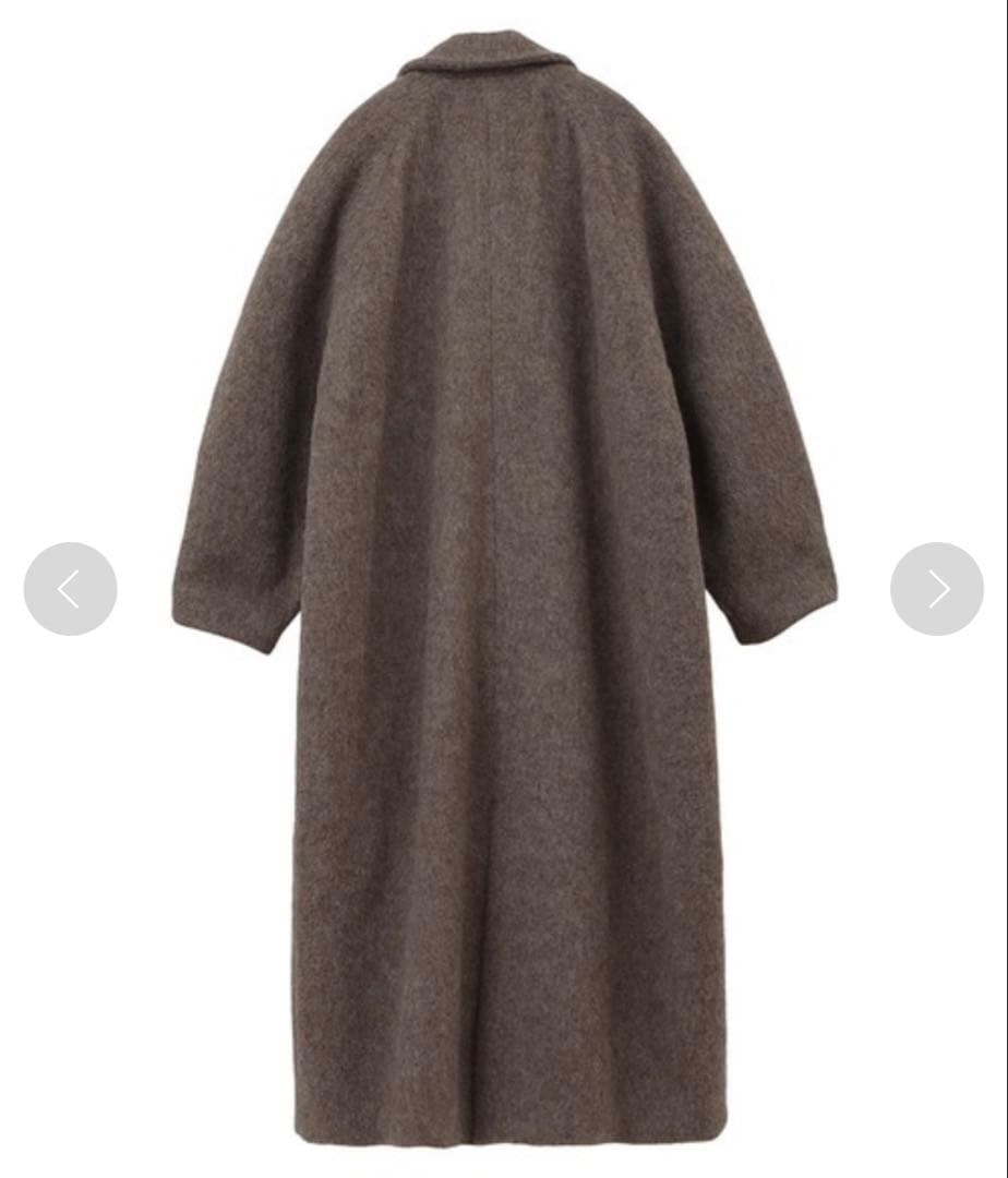 CLANE クラネDOUBLE WOOL LONG COAT ブラウン