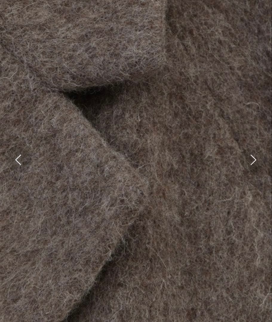 CLANE クラネDOUBLE WOOL LONG COAT ブラウン