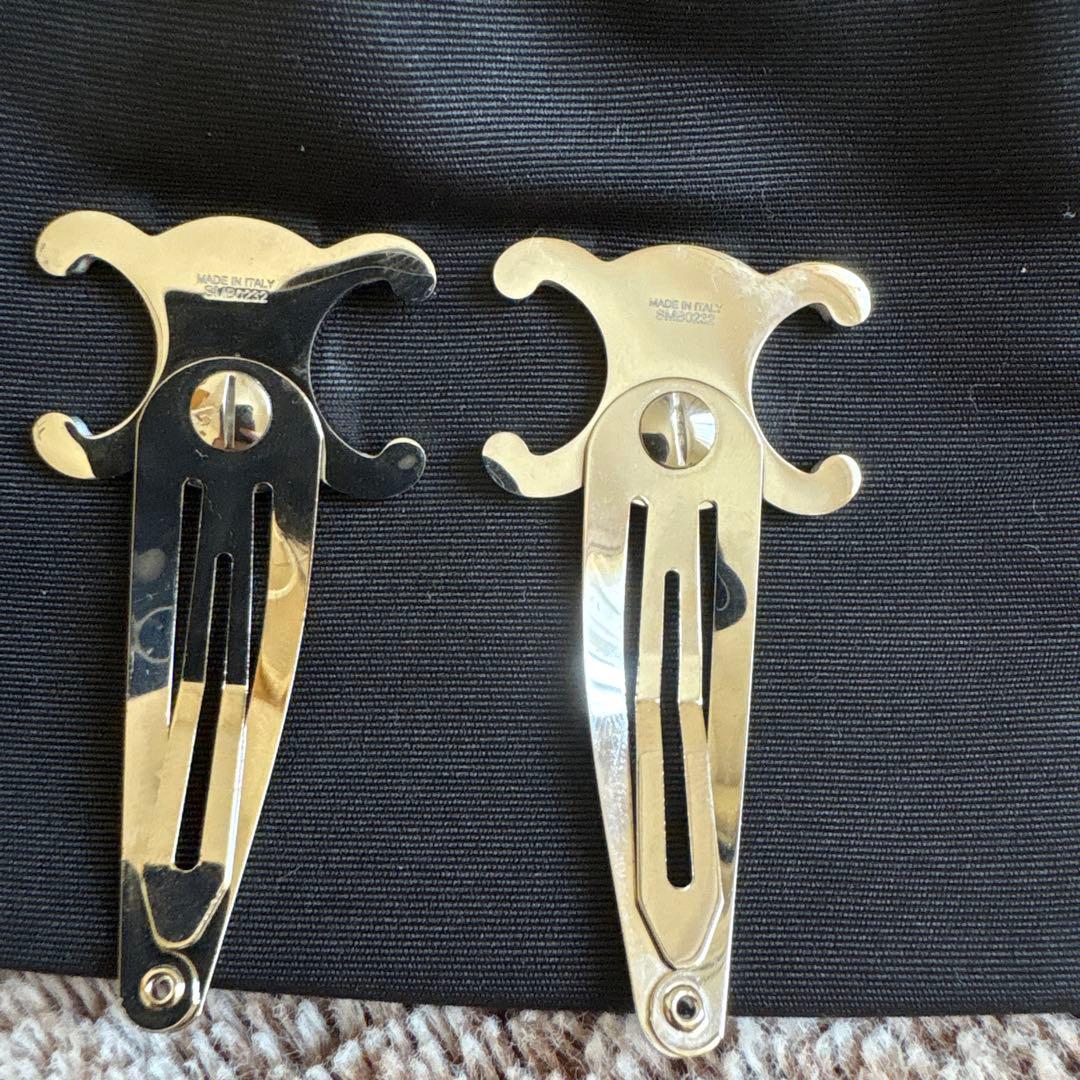 セリーヌ　トリオンフ　ヘアピン　シルバー