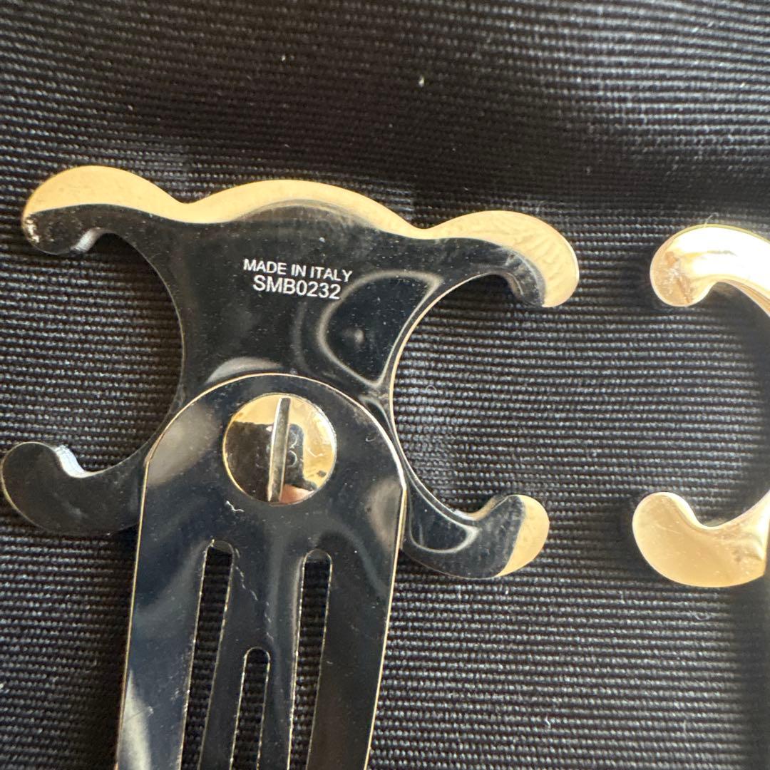 セリーヌ　トリオンフ　ヘアピン　シルバー