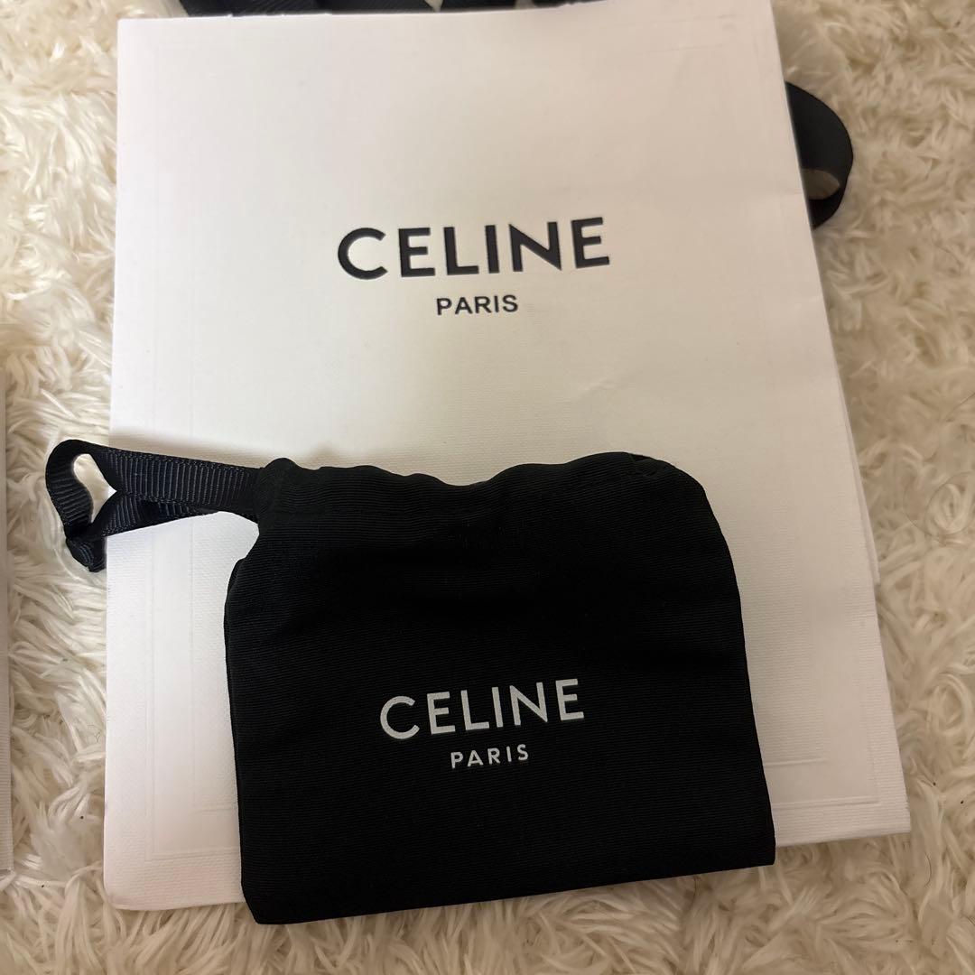 セリーヌ　トリオンフ　ヘアピン　シルバー