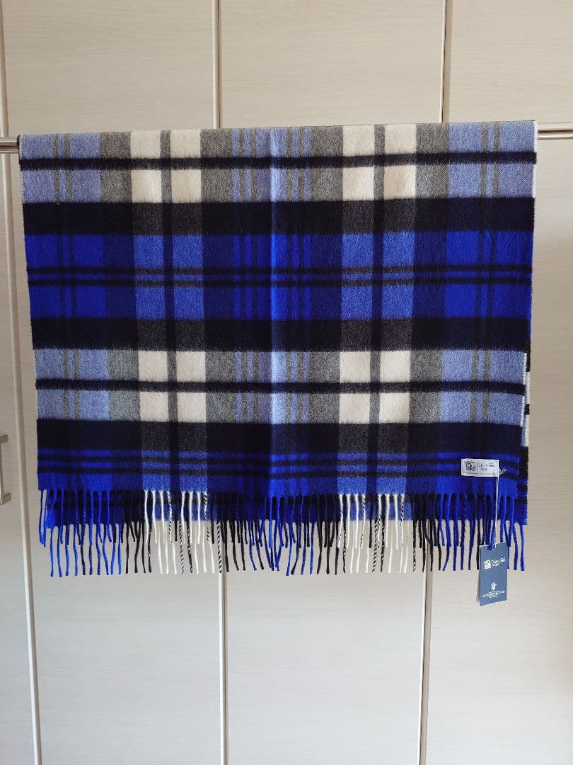 ジョンストンズ 大判 カシミヤ ストール 　ランドルフスリープ