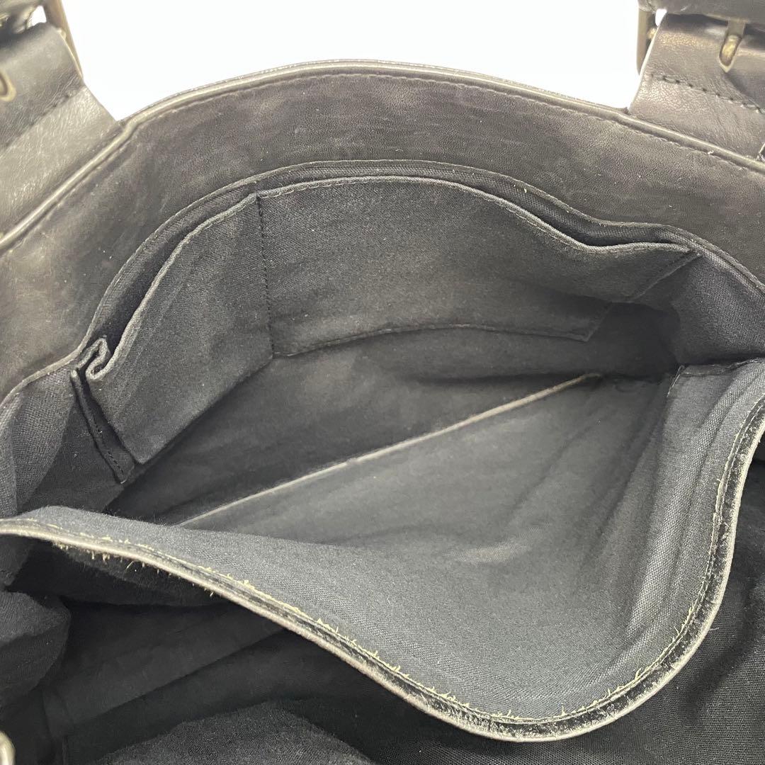 クロエ トート ビジネスバッグ 革 黒 フォーマル FP497