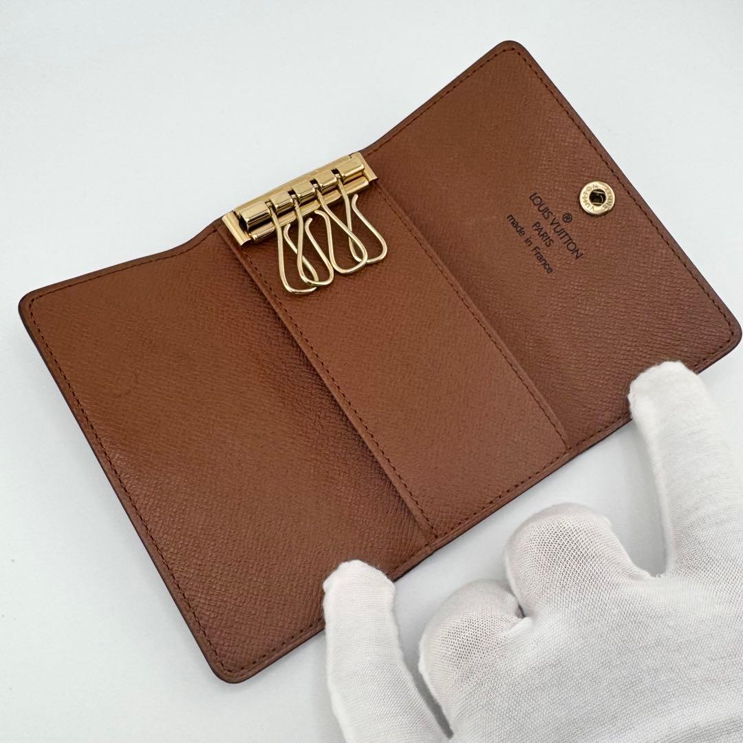 【最高級美品】ルイヴィトン ミュルティクレ4 キーケース 4連 モノグラム