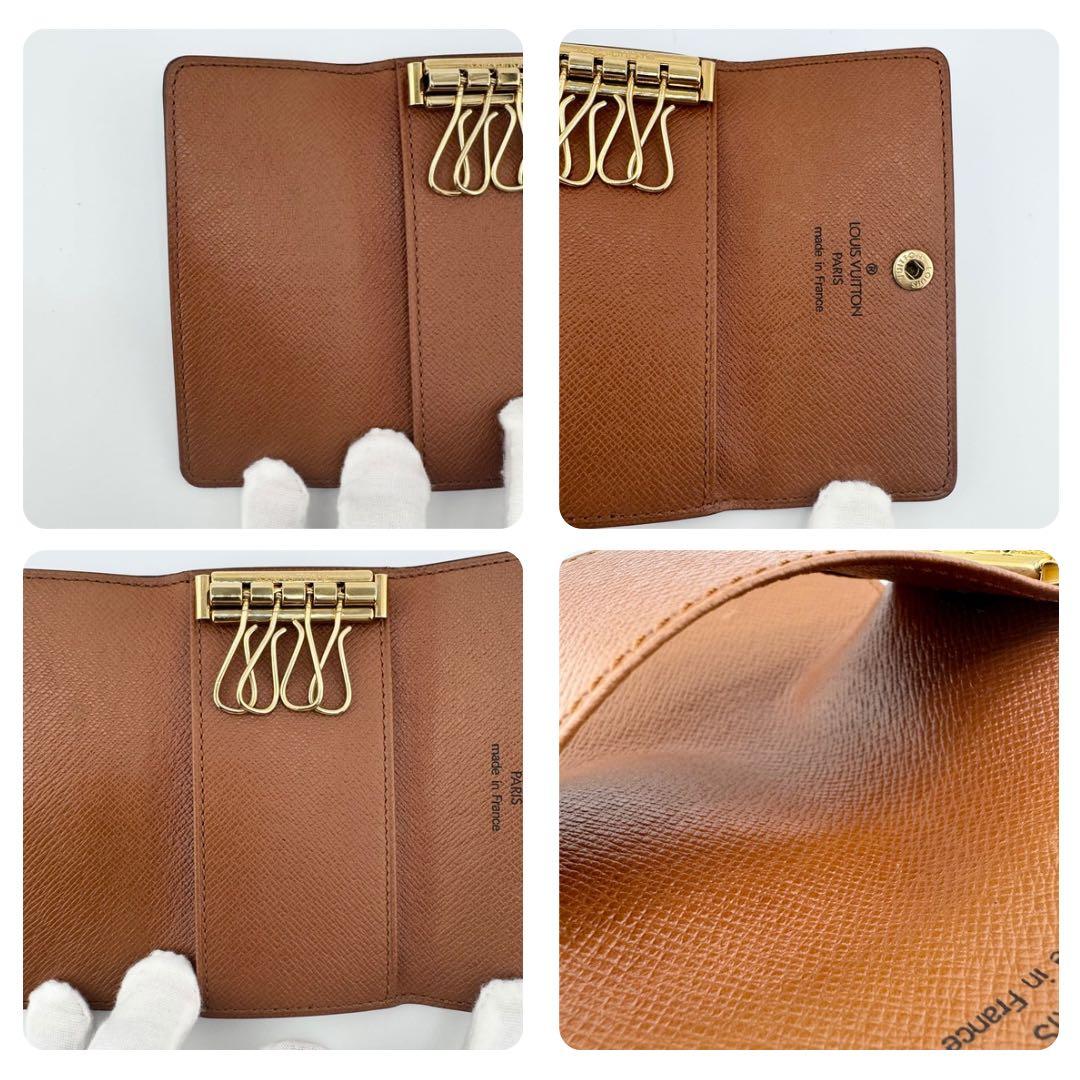 【最高級美品】ルイヴィトン ミュルティクレ4 キーケース 4連 モノグラム