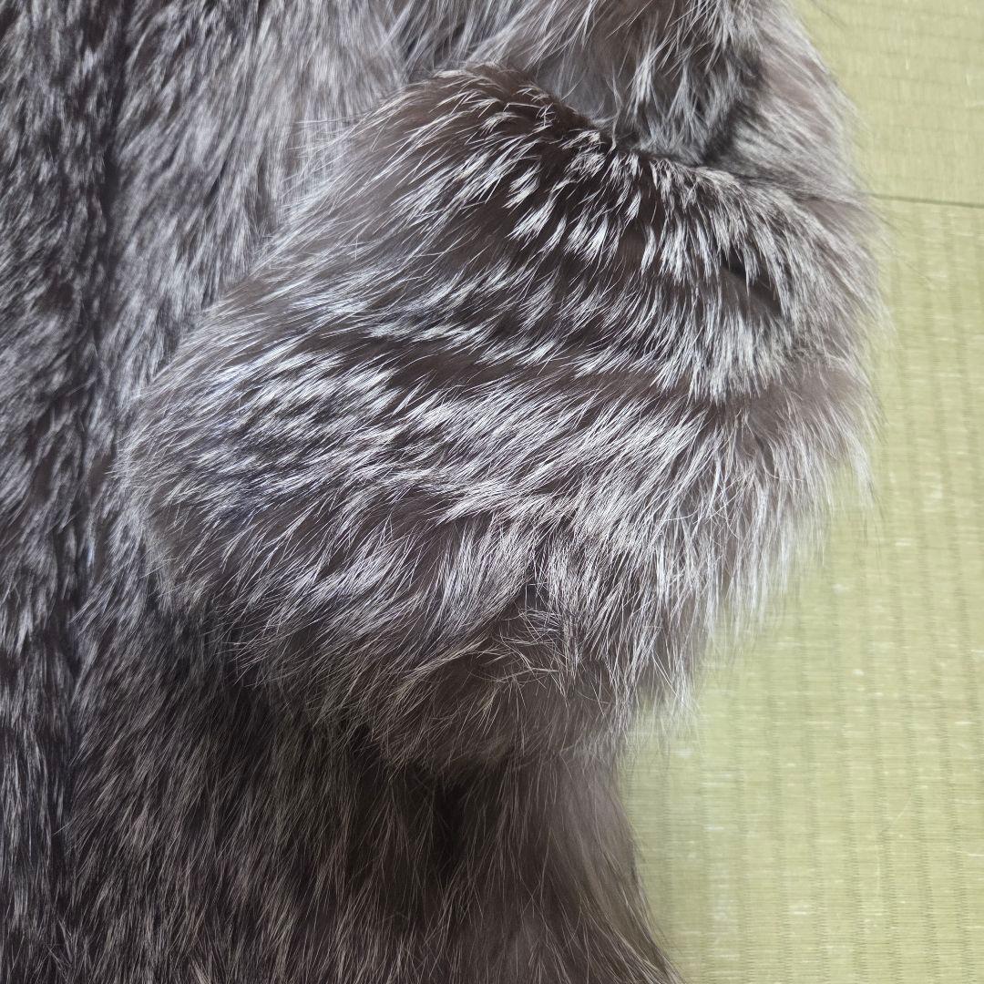 シルバーフォックス 肉厚 サイズ11号 ファー 本物 安価