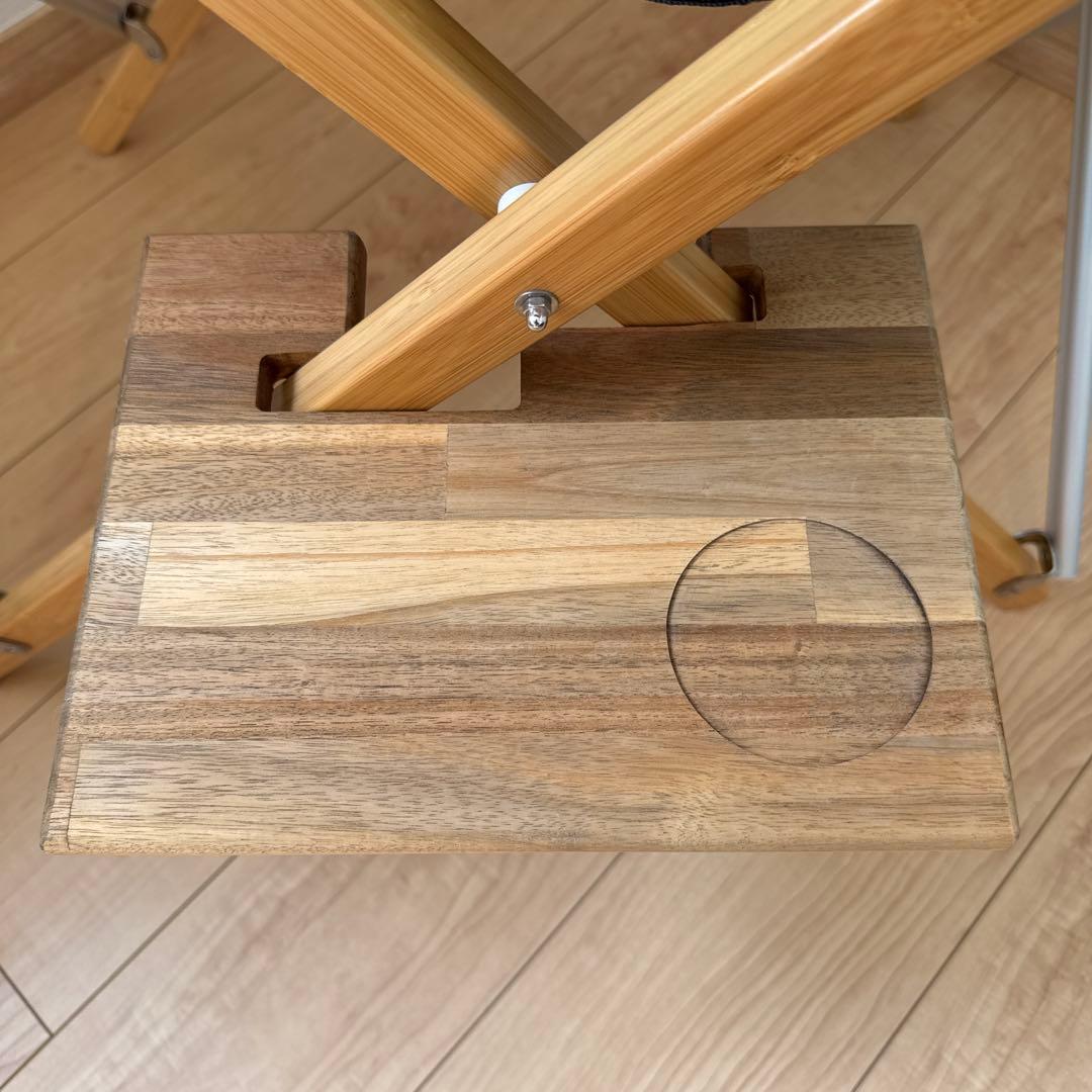 スノーピーク Take!チェア ロング ブラック【ハンドメイドテーブル付き】