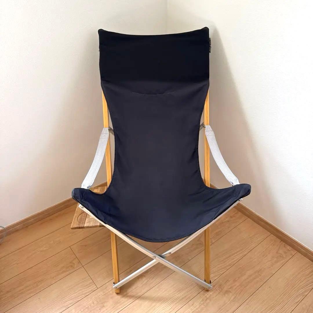 スノーピーク Take!チェア ロング ブラック【ハンドメイドテーブル付き】