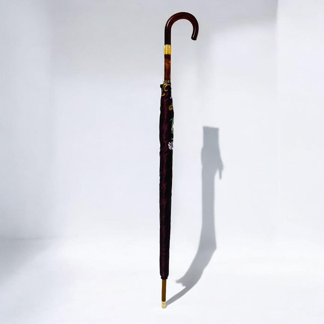 【極美品】【希少廃盤品】BALENCIAGA 高級花柄傘 日傘 正規品