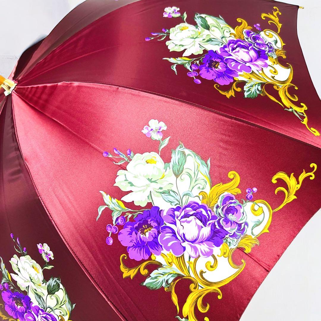 【極美品】【希少廃盤品】BALENCIAGA 高級花柄傘 日傘 正規品