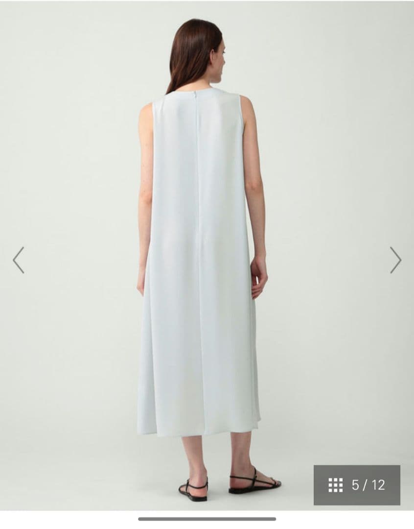 【Theoryリュクス Eva Vonia Dress】 ワンピース　ブラック