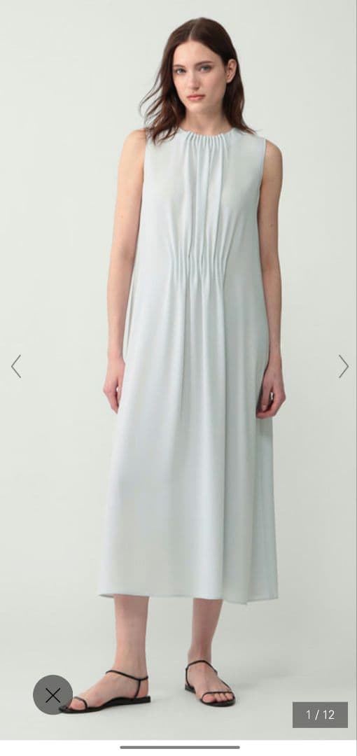 【Theoryリュクス Eva Vonia Dress】 ワンピース　ブラック