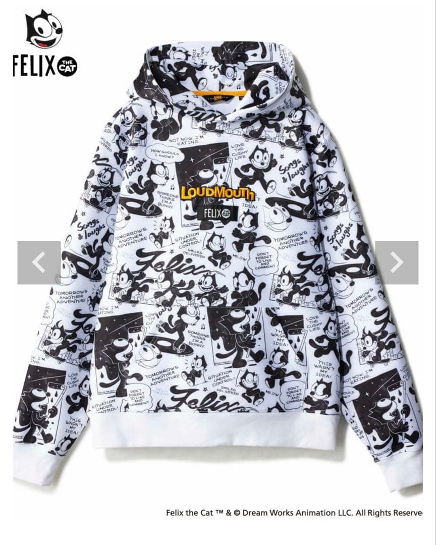 ラウドマウス、FELIXコラボパーカー、レディース