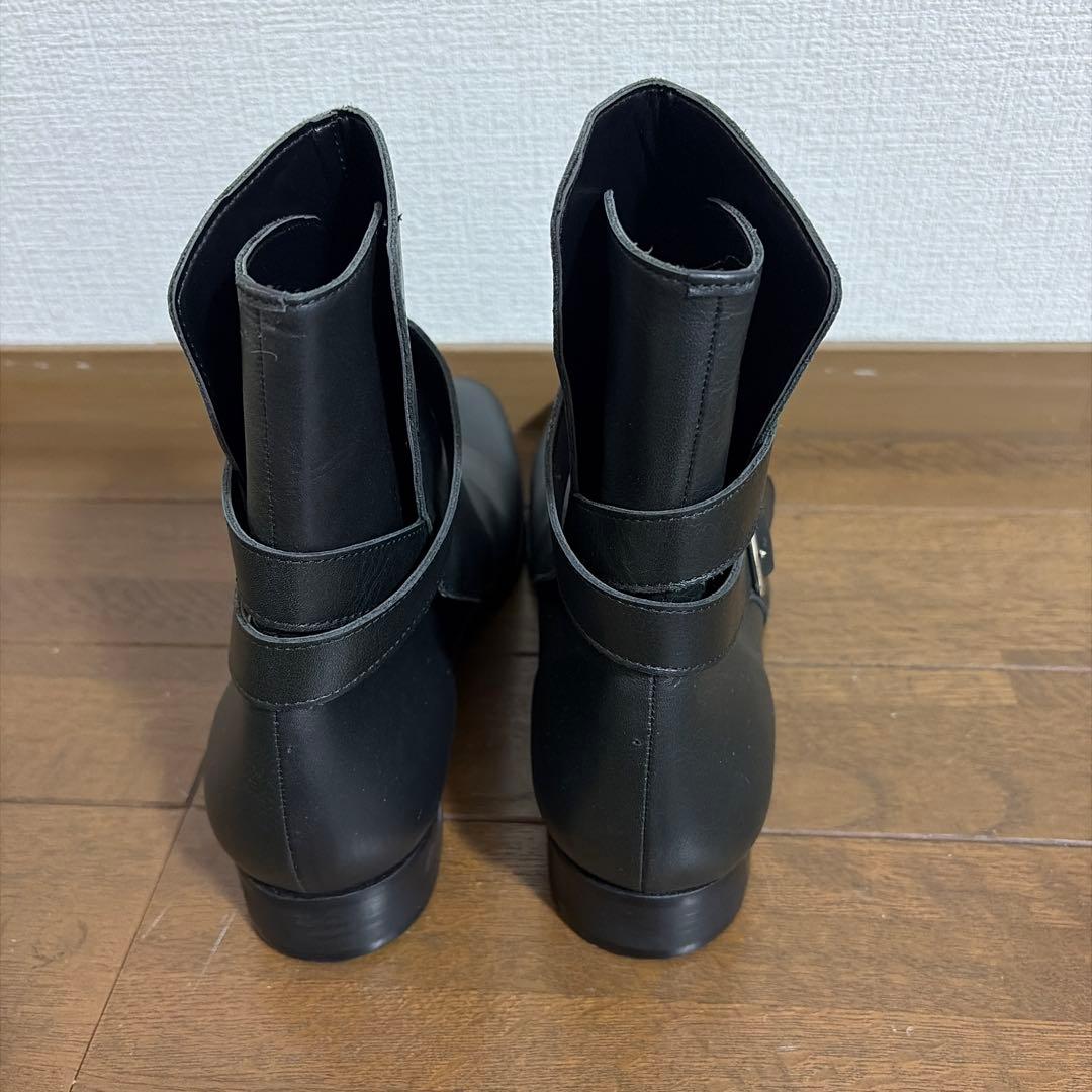 Lui’s ルイス メンズ ショートブーツ 新品 サイズ43 黒 本革