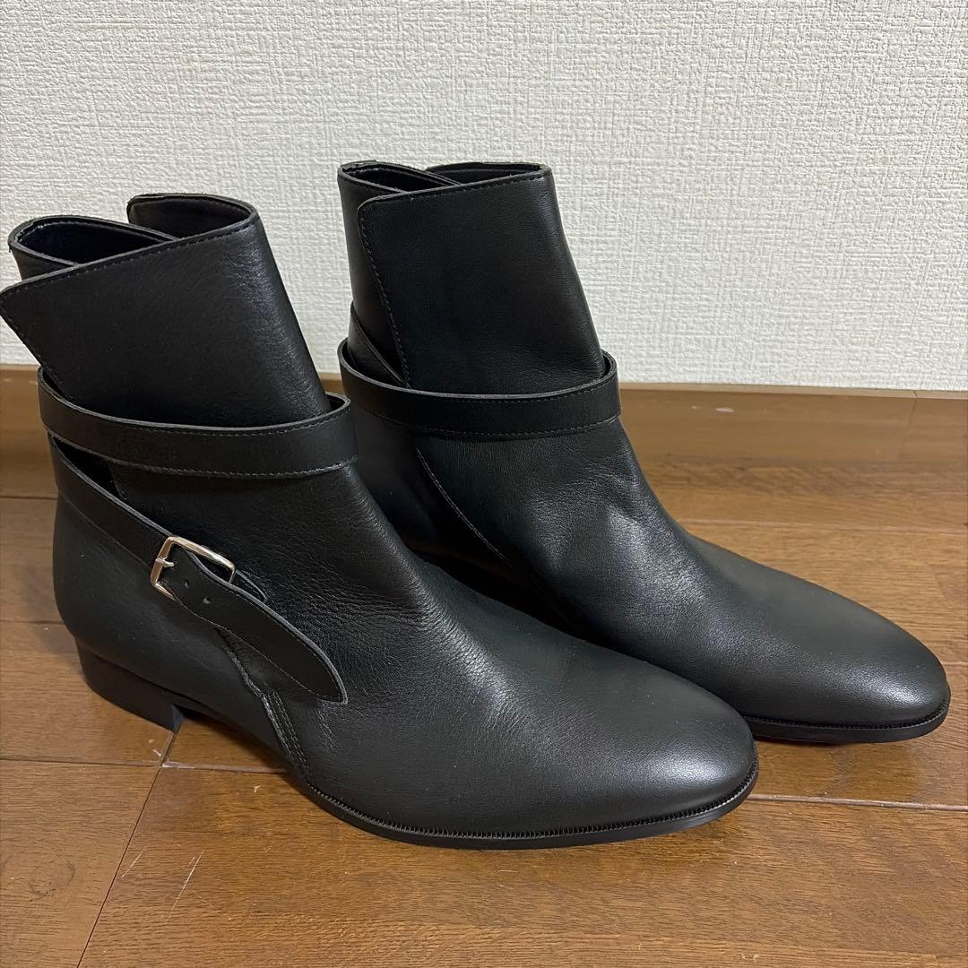 Lui’s ルイス メンズ ショートブーツ 新品 サイズ43 黒 本革