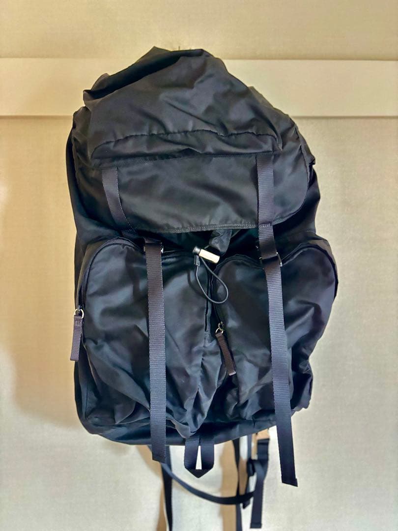 【完品】PRADA プラダ V136 リュックサック バックパック ブラック