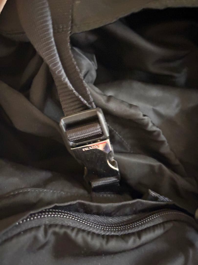 【完品】PRADA プラダ V136 リュックサック バックパック ブラック