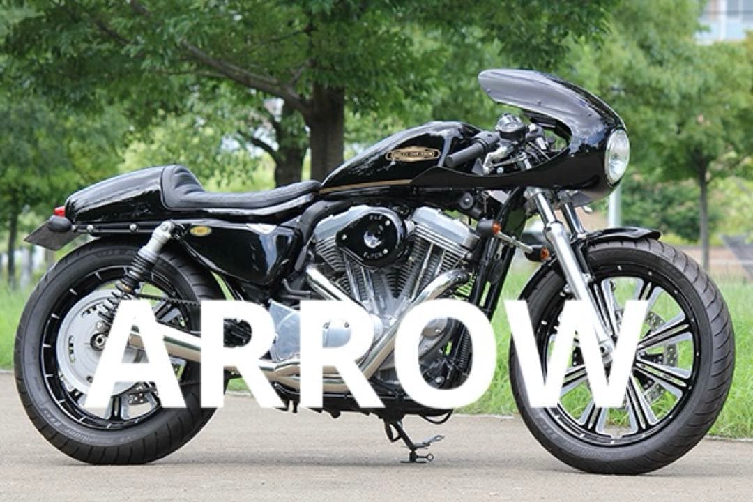 ARROWカウリングロケットカウル　カフェレーサー　 ハーフカウル　ライト付き