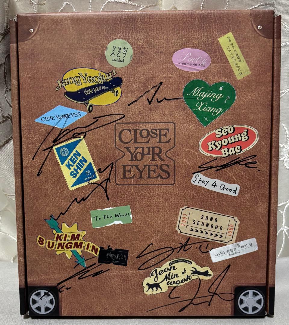 CLOSE YOUR EYES メンバー全員 直筆サイン入りアルバム