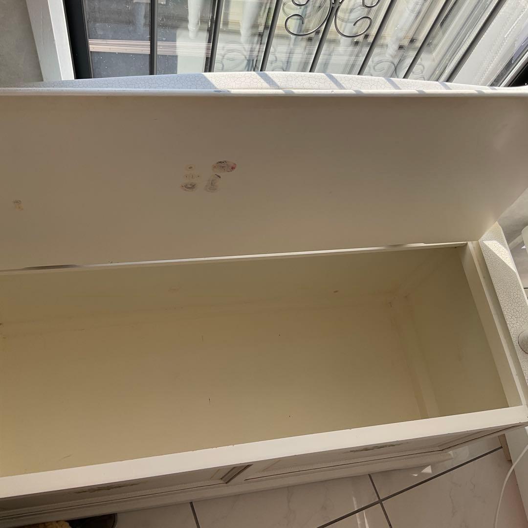 ロココ調　イタリア製　ハンドペイント　ベンチチェスト　姫家具