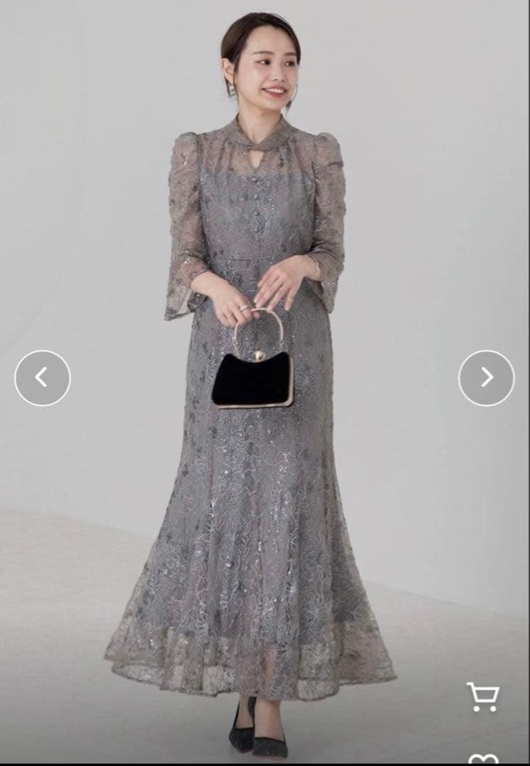 LEJA マーメイド　スパンコールドレス　Mサイズ