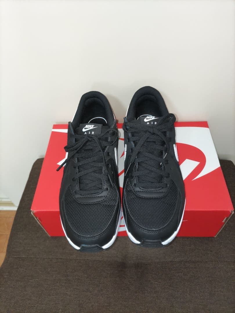 NIKE ウィメンズ エア マックスエクシー ブラック スニーカー 25cm