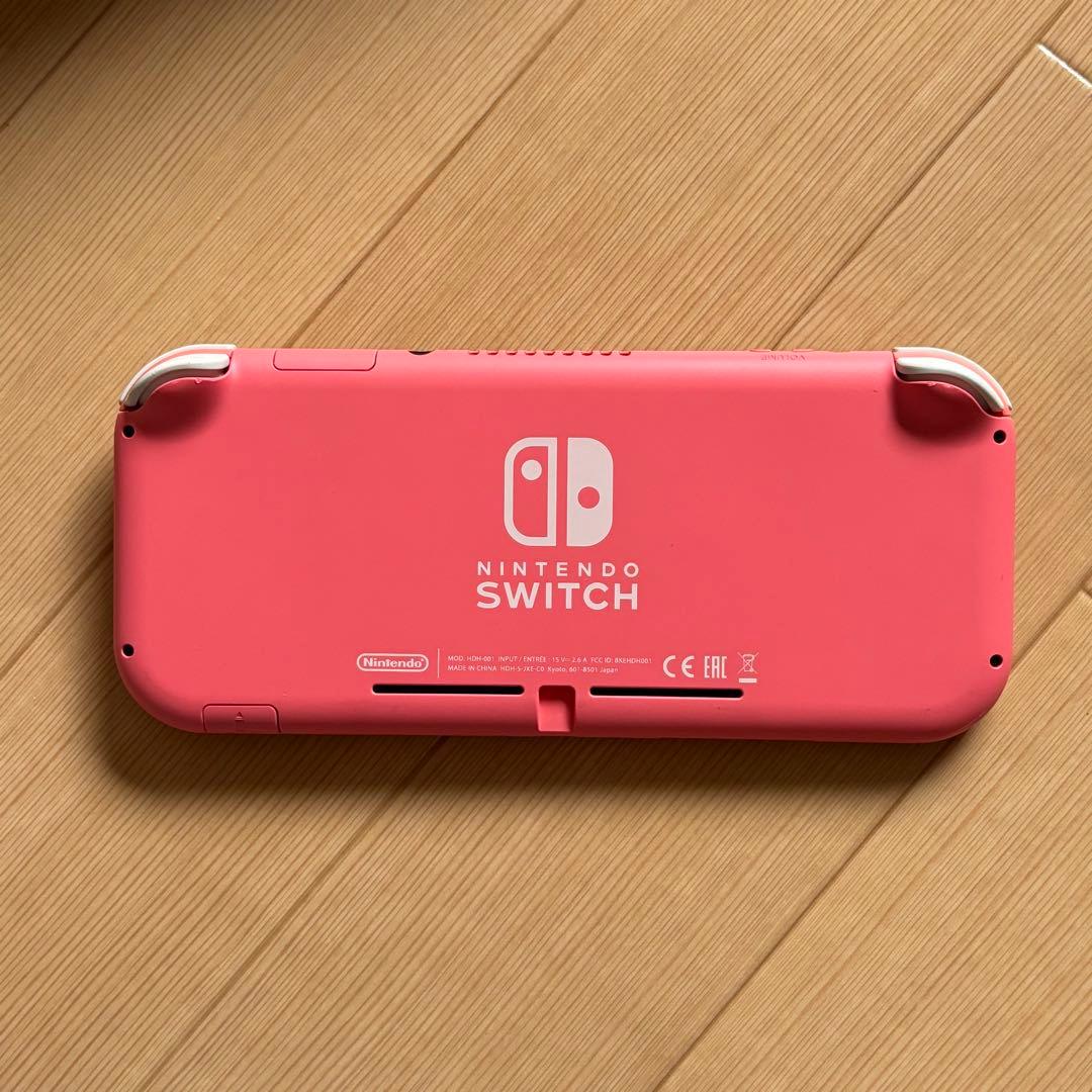 Nintendo Switch Lite ピンク 充電器付き　動作確認済み