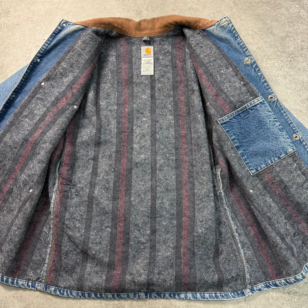KN様 カーハート【L】00s チョアコート カバーオール デニム ジャケット