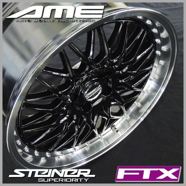 新品AMEシュタイナーFTX18インチ4本セット★ノアVOXYステップWセレナ他